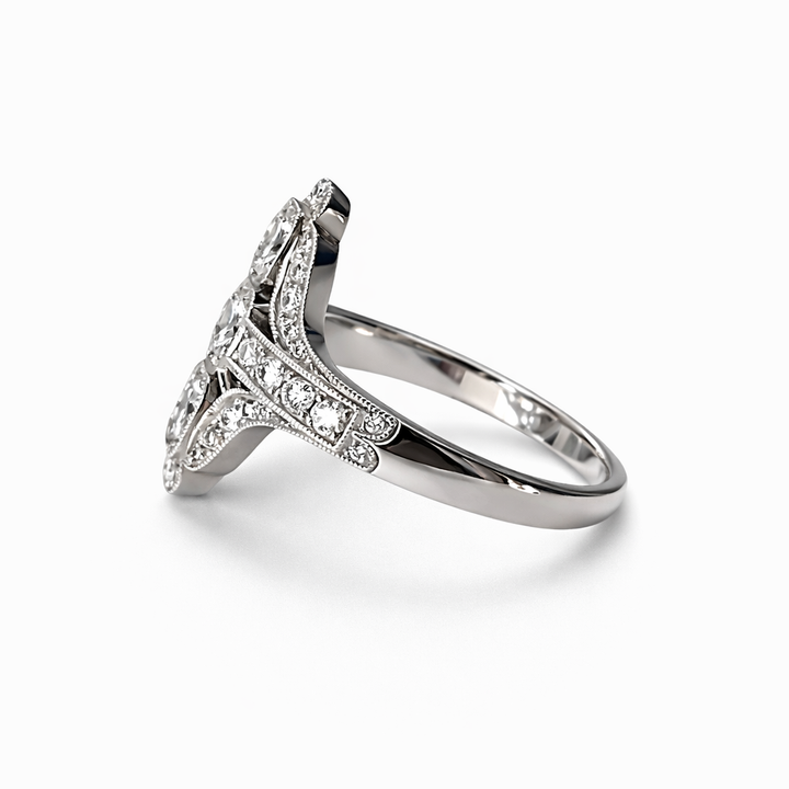 Deco Style Diamond Ring