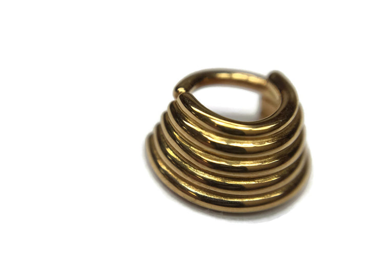 5 Stacked Tapered Septum Ring