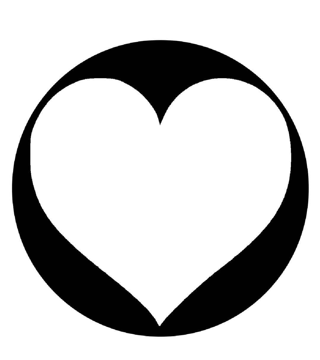 Custom Gauge Earring with Heart Cutout