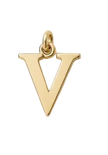 Deposit for Custom 14K V Charm 1.4mm Thick 18mm Total Height