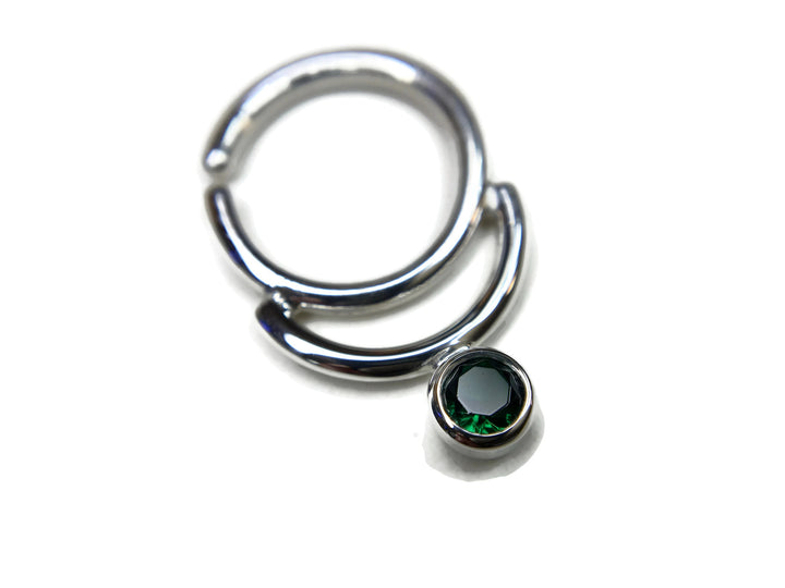 Emerald Septum Ring