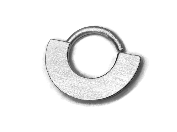 Wide Sterling Silver Septum Ring