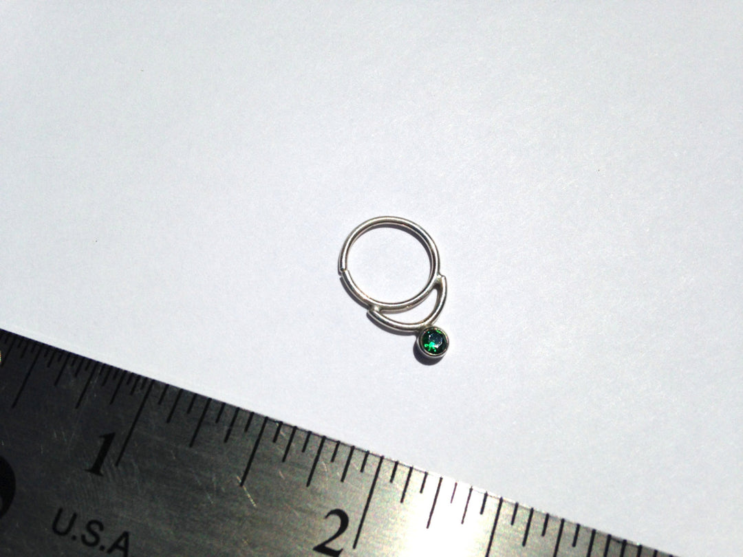 Emerald Septum Ring