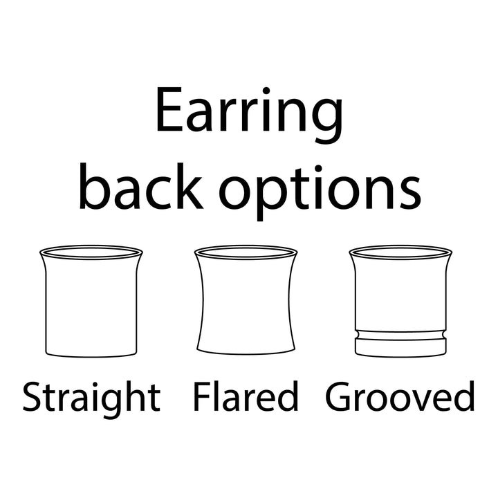 Extra Flared Solid 14K Gold Simple Gauges Tube Plug Earrings ~ Extra Wide Flare Solid Gold ~ Hypoallergenic Stretched Lobes ~ Sold as a Pair