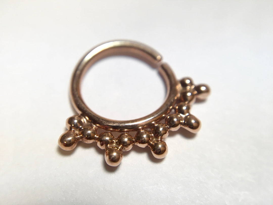 Rose Gold Septum Ring