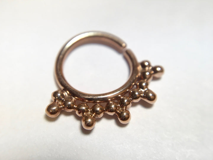 Rose Gold Septum Ring