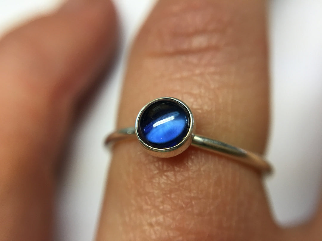 Sapphire Cabochon Ring