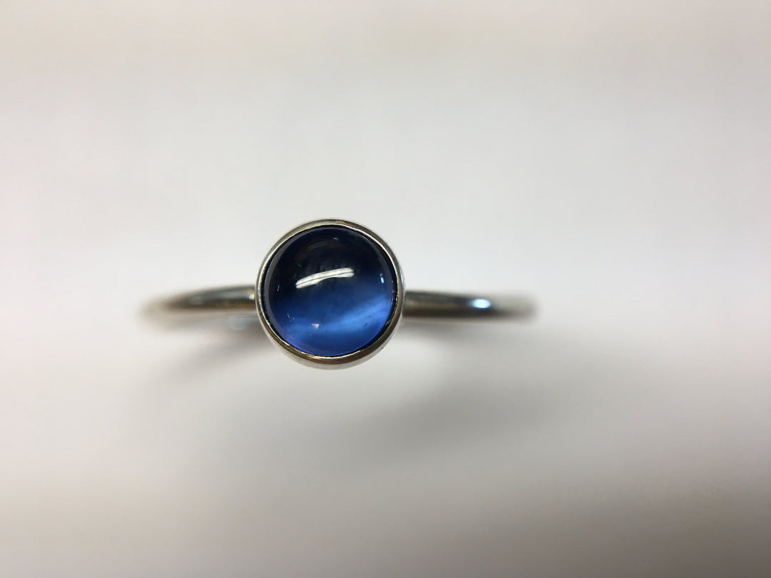 Sapphire Cabochon Ring