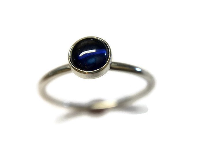 Sapphire Cabochon Ring