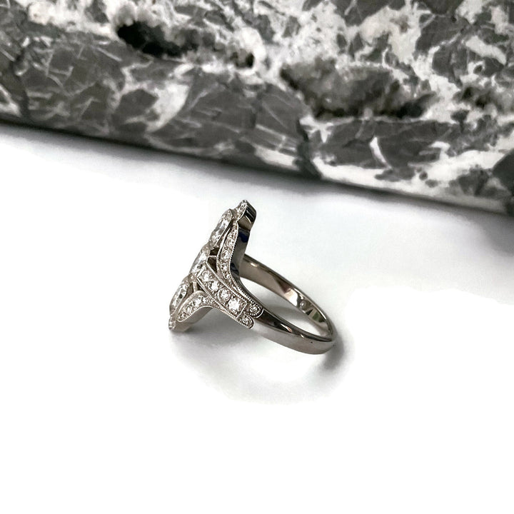 Deco Style Diamond Ring