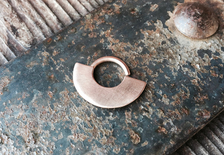 Wide Rose Gold Septum Ring